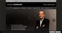 Desktop Screenshot of clinicabarrado.com